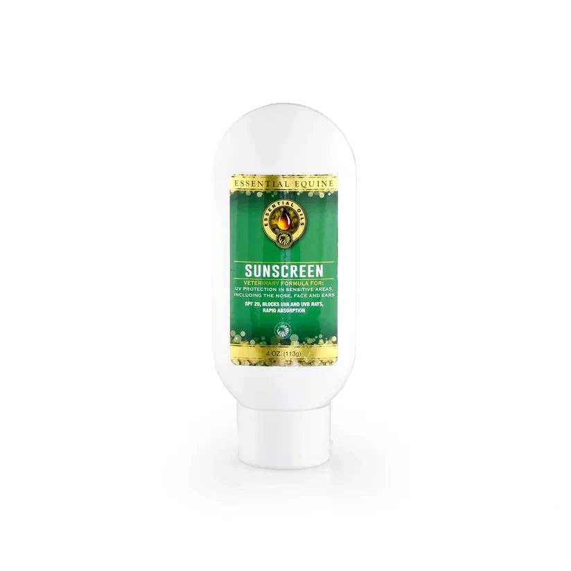 Horse Sunscreen Cream SPF 20 – UV Protection for Nose, Face & Ears | Aloe, Jojoba & Olive Oil