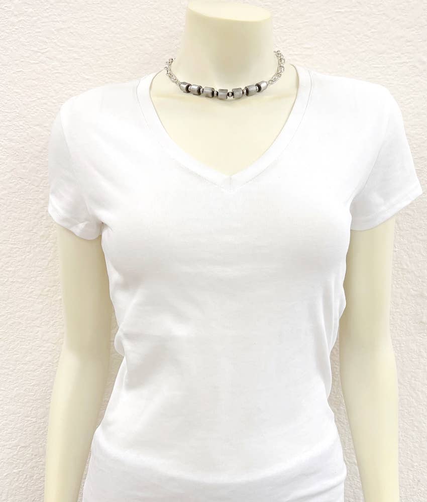 Western Cylindrical Bead Necklace | Cowgirl Statement Jewelry