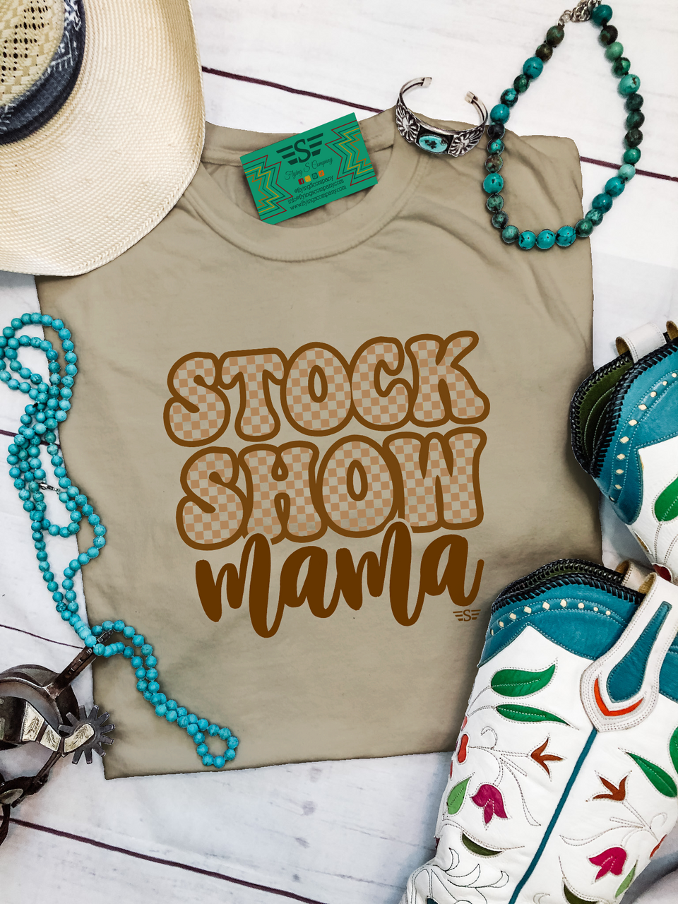 Stock Show Mama Graphic Tee | Western Livestock Show T-Shirt