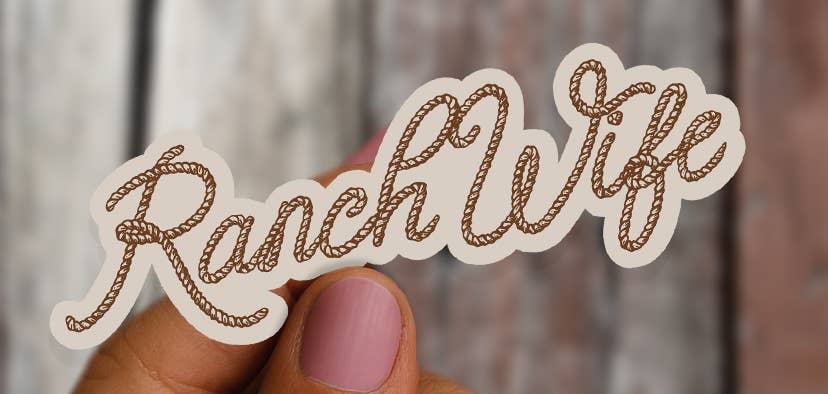Ranch Wife - sticker