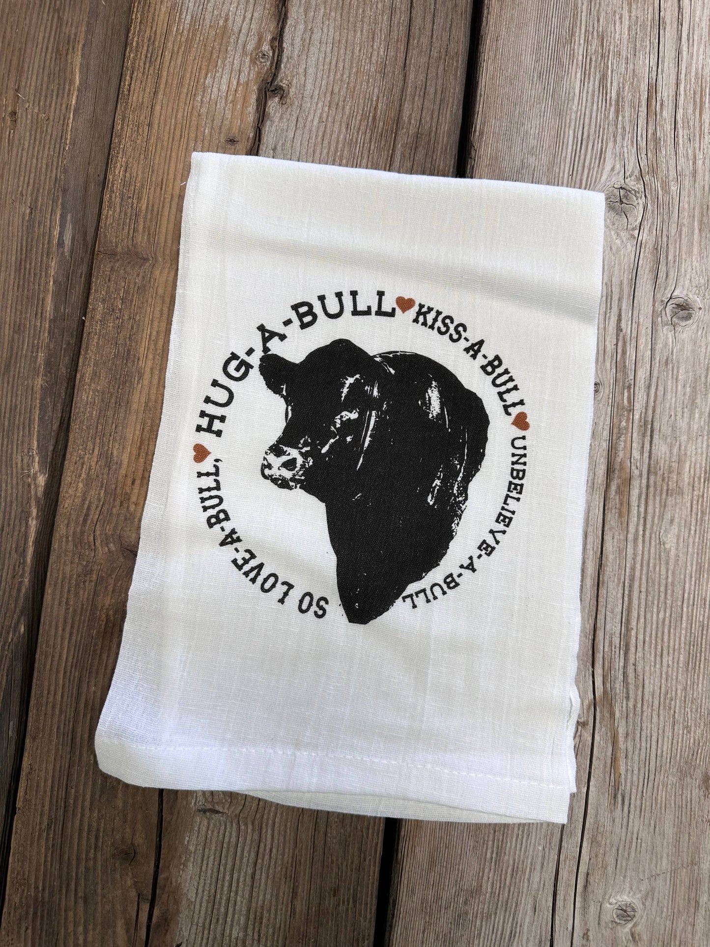 Love a Bull - Western Tea Towel