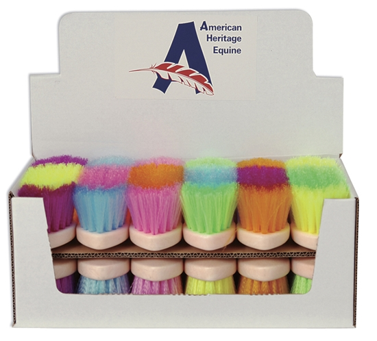 8 in. Hard Bristled Neon Brush