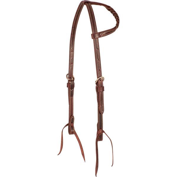 Slip Ear Headstall with Blood Knots