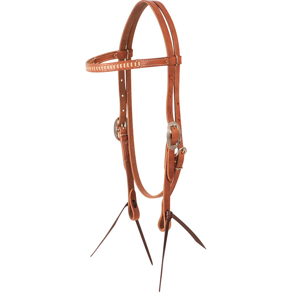 Browband Headstall with Rawhide Lacing
