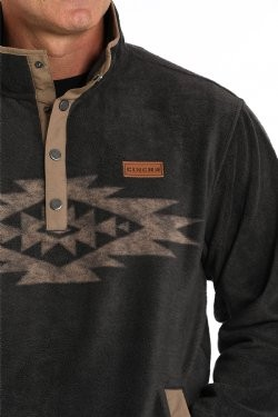 Cinch Men's Fleece Pullover - Charcoal