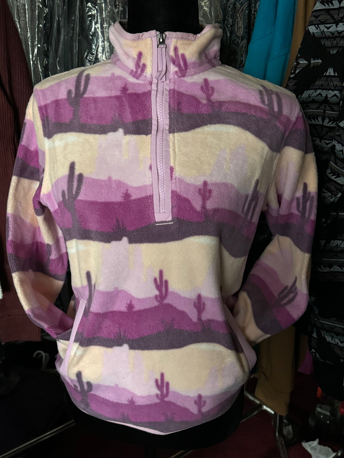 Cruel Girl Cactus 1/4 Zip Pullover
