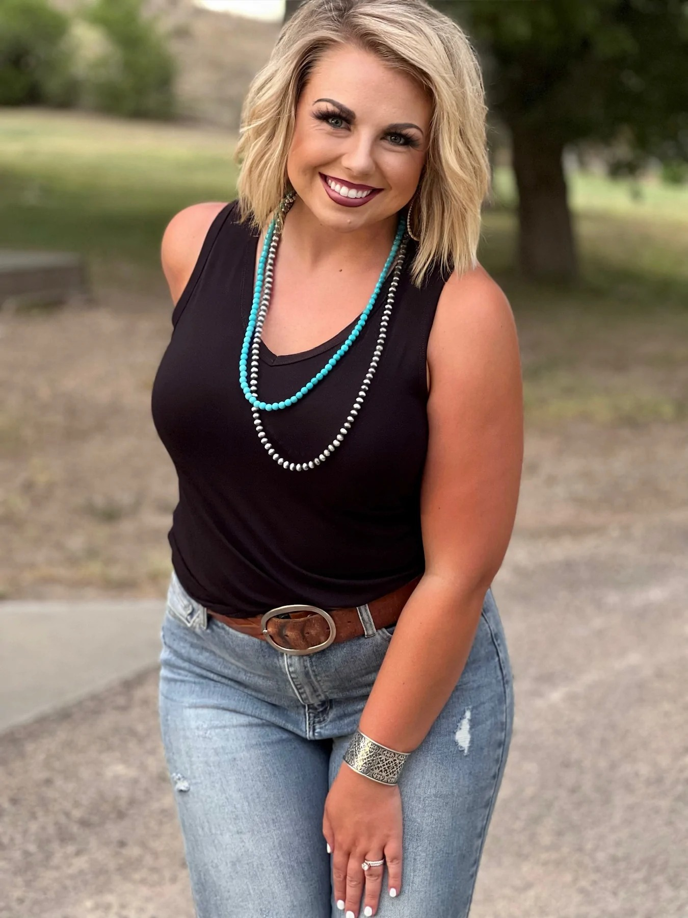 Jules V-neck Tank Top