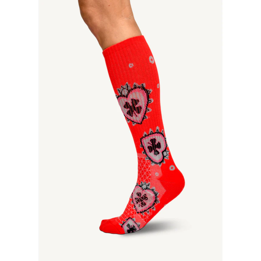 Lucky Chuck Socks - Lucky Love Red Performance Socks