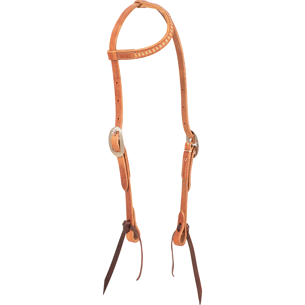 Rawhide Laced Slip Ear Harness Headstall