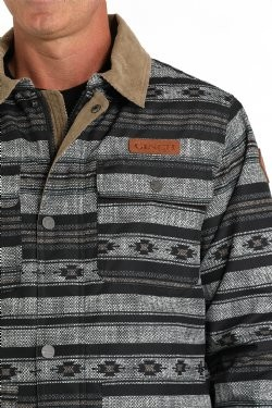 Cinch Men's Barn Coat - Black/Gray