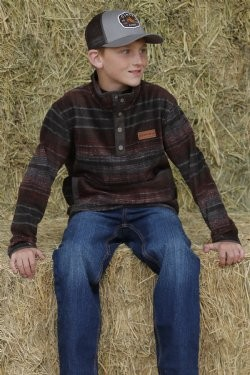 Cinch Boy's Match Dad Fleece Pullover