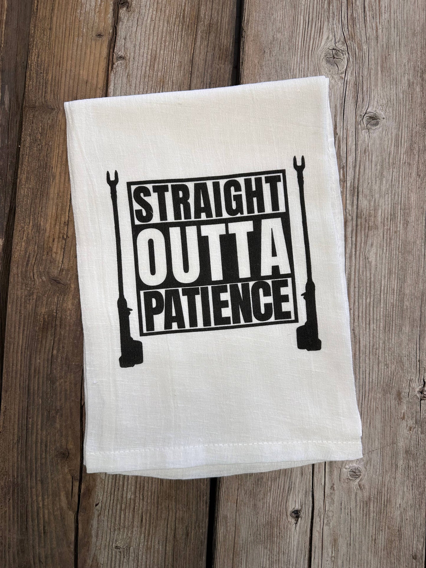 Straight Outta - Western Tea Towel