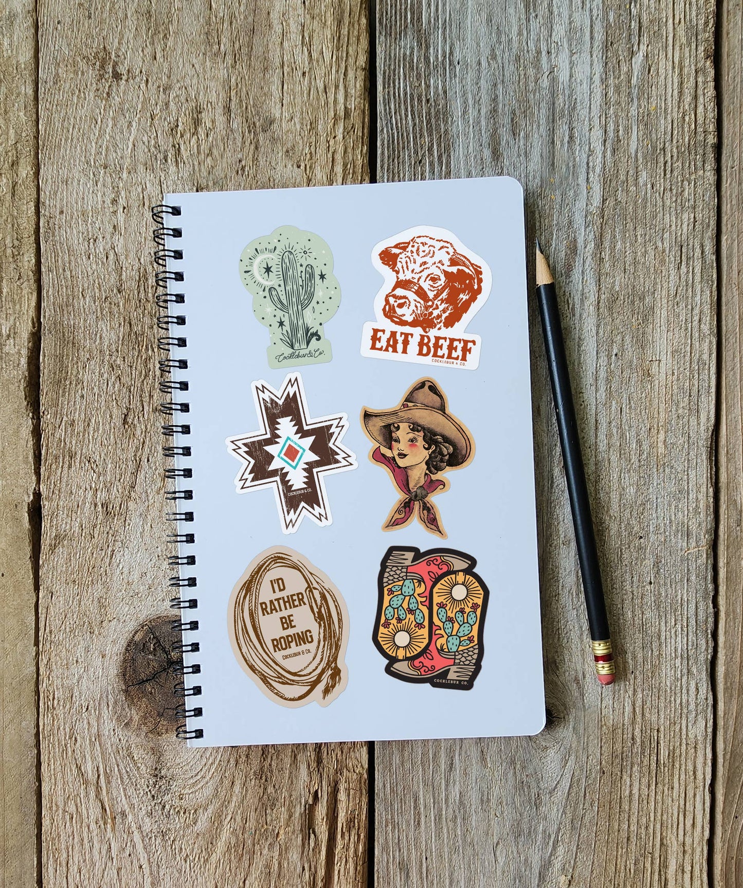 Vintage Cowgirl - sticker