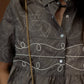 Abstract Western Sketch Print Top – Flowy Fit