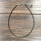 Tiny 4mm Polish Navajo Bead Necklace – 15" to 20" Adjustable Western Layering Jewelry