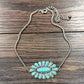 Navajo-Inspired Turquoise Pendant Necklace | Western Cowgirl Jewelry