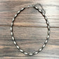 18mm Elongated Navajo Bead Necklace – 18" to 23" Adjustable Western Statement Jewelry
