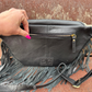 Austin Cowhide Fringe Sling, Fanny Pack, Festival Bag
