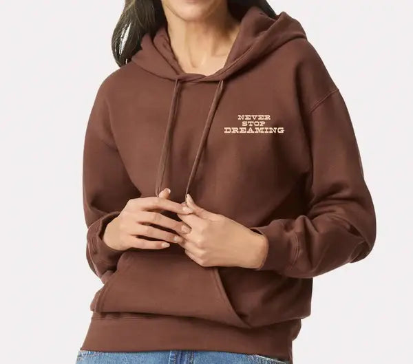 Never Stop Hoodie | Unisex Western Graphic Hoodie by Modern Cowgirl