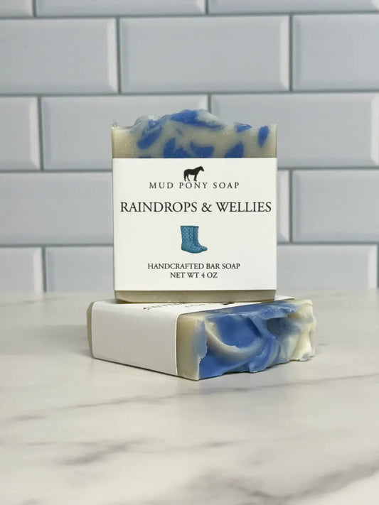 Raindrops & Wellies Bar Soap