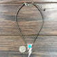 Western Turquoise Bead Necklace with Oval Pendant | Cowgirl Jewelry