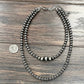 Navajo-Inspired Double Strand Western Bead Necklace