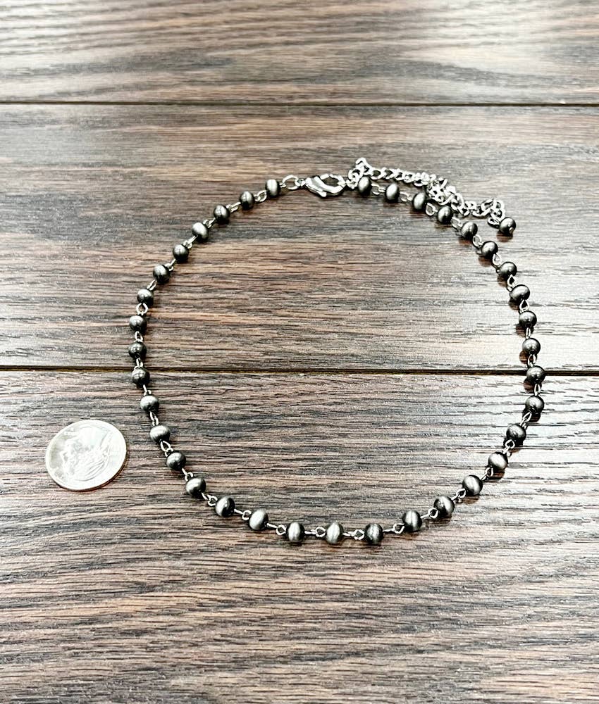 Navajo-Inspired Interlocked Bead Necklace | Western Cowgirl Jewelry