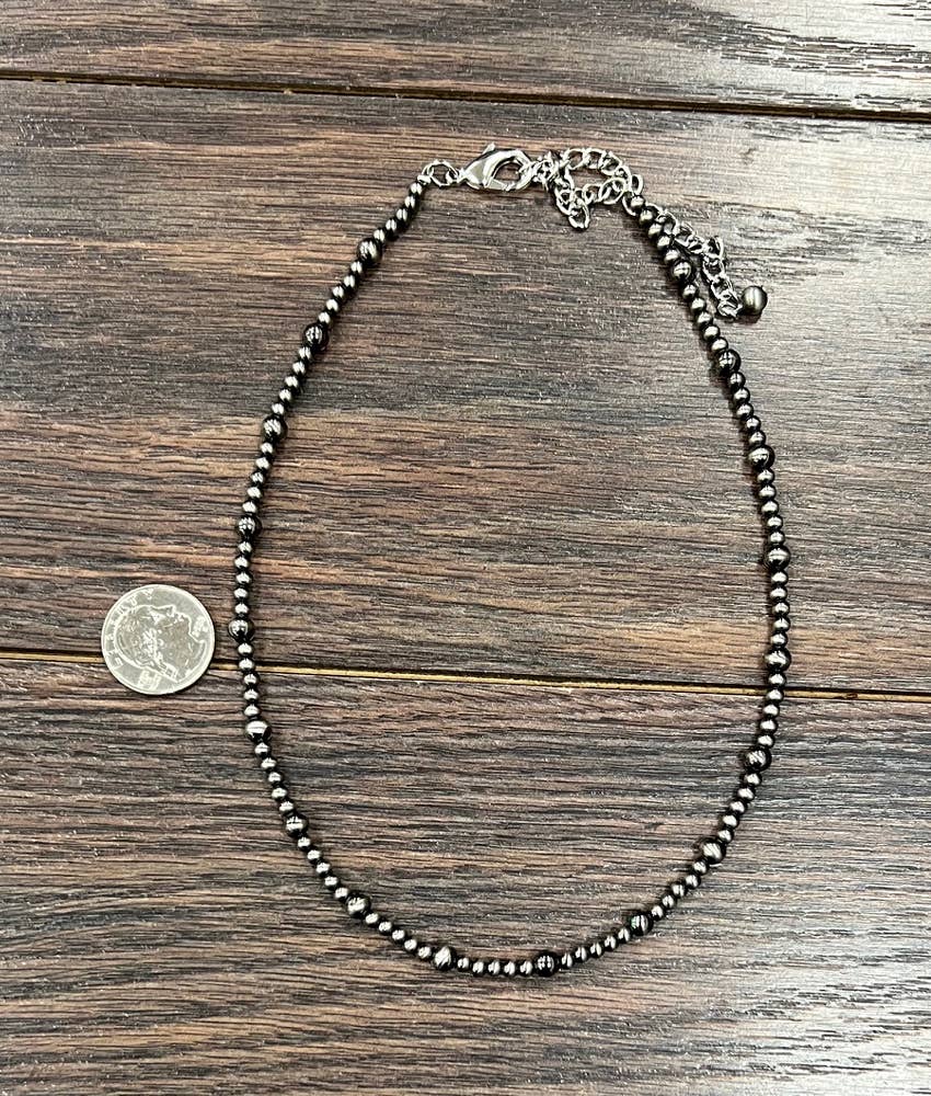 Navajo-Inspired Polished Bead Necklace | Western Cowgirl Jewelry