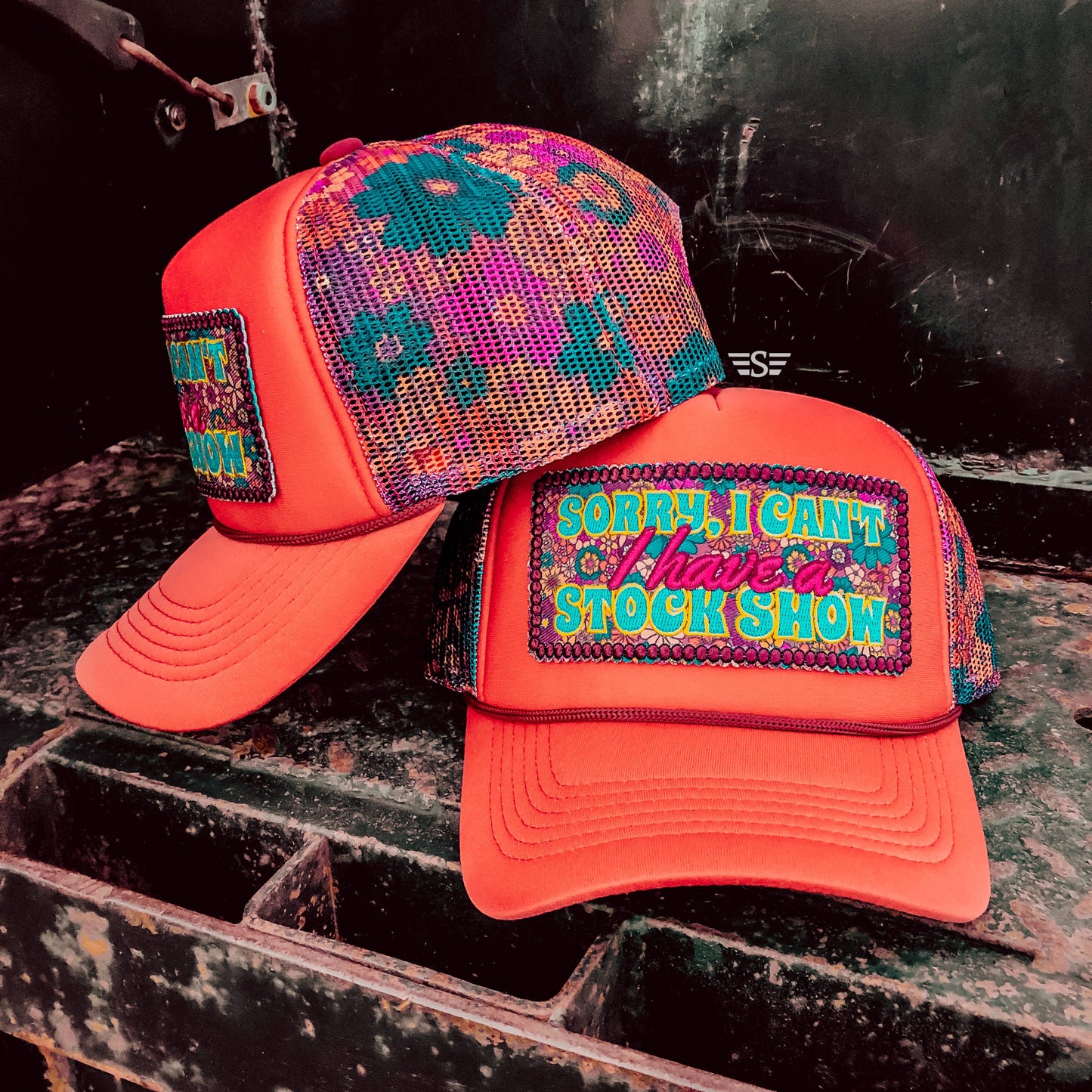 Sorry, I'll Be Busy Showing Trucker Hat | Stock Show Patch Cap