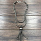Navajo-Inspired Double Strand Tassel Necklace | Western Cowgirl Jewelry