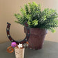 Rustic Horseshoe Wine Bottle Stopper – Beaded Decorative Cork Stopper – Western Kitchen Gift
