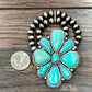 Oversized Turquoise Western Stretch Bracelet | Cowgirl Statement Jewelry