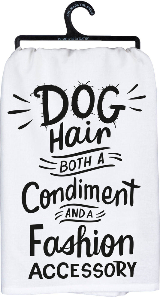 Dog Hair – Both A Condiment And A Fashion Accessory Kitchen Towel