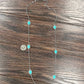Long Turquoise Drop Necklace | Western Cowgirl Jewelry