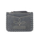 Outlander Edge Western Embroided Credit Card Holder in Ash Grey