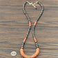 Handmade Graduated Navajo Pearl Bead Necklace – 30” to 35” Long Western Statement Jewelry