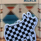 Checkerboard Show Pig Air Freshener