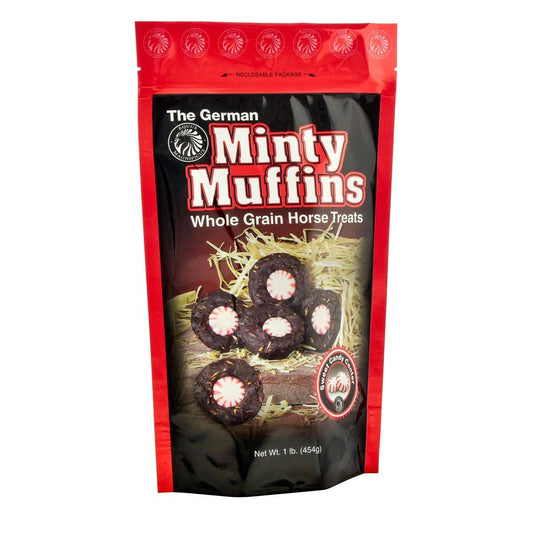 German Minty Muffins Horse Treats – Molasses Muffins with Peppermint Center | 1 lb