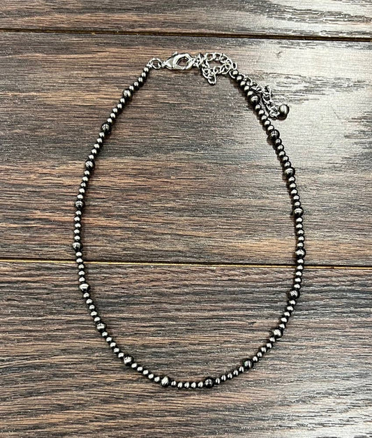 Navajo-Inspired Polished Bead Necklace | Western Cowgirl Jewelry