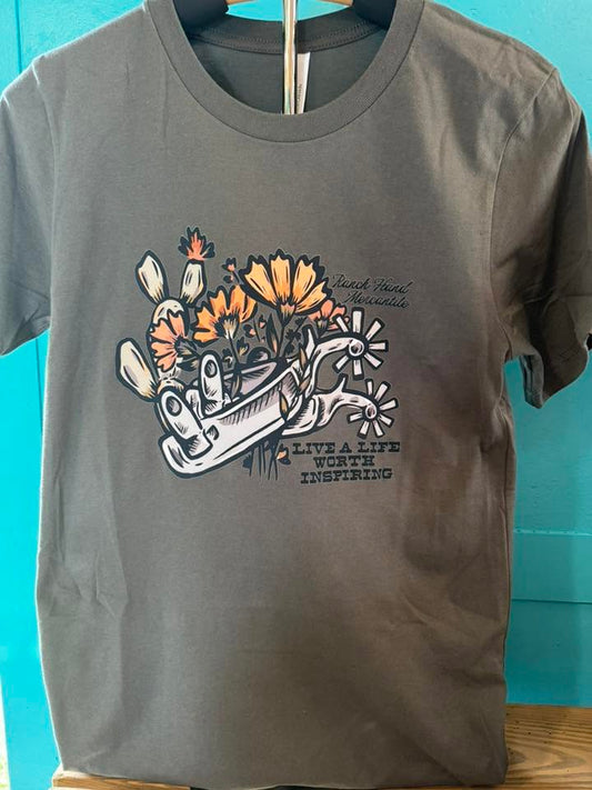 Live A Life Worth Inspiring Graphic Tee
