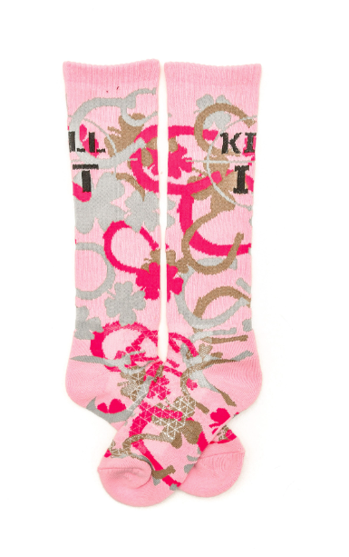 Lucky Chuck® Performance Riding Socks |Camo KILL IT Pink Performance Socks