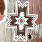 Aztec Cross - sticker