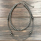 2-Strand Navajo Bead Necklace – 22" to 27" Adjustable Layered Western Jewelry