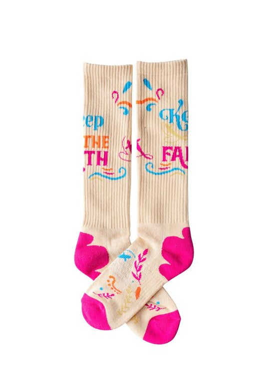Lucky Chuck® Performance Riding Socks |Keep the Faith Performance Socks