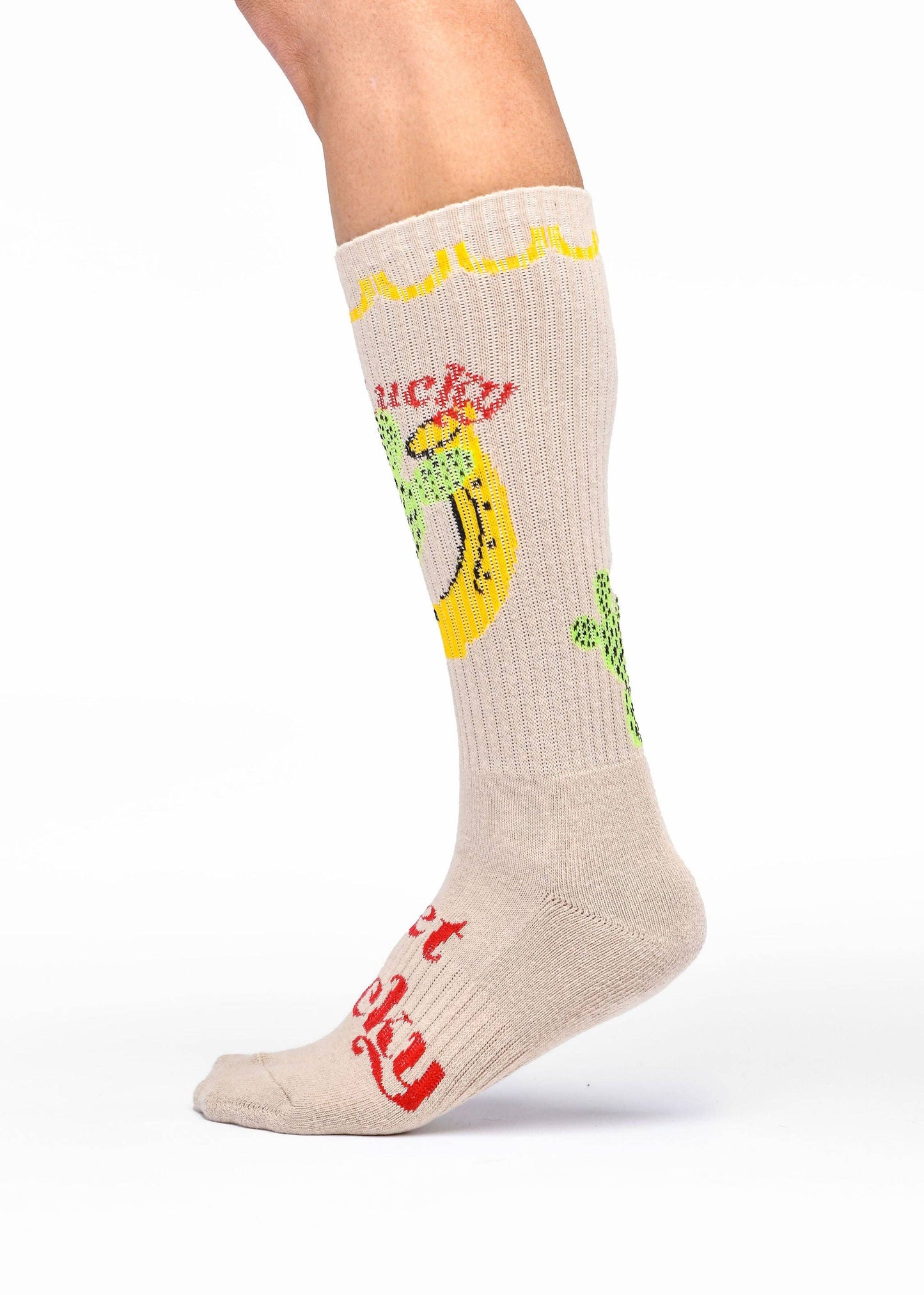 Lucky Chuck® Performance Riding Socks |Get Lucky Tan Performance Boot Socks