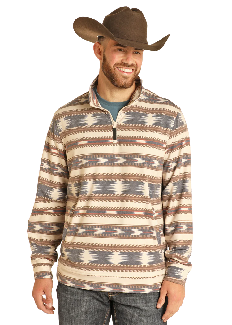 Rock and Roll Stripe Performance Pullover