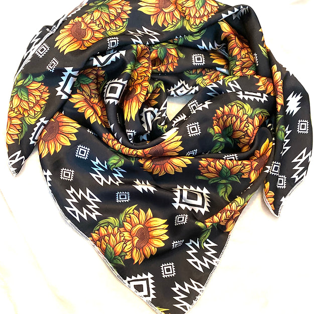 Aztec Sunflower - Wild Rag – Gorgeous Sorrels