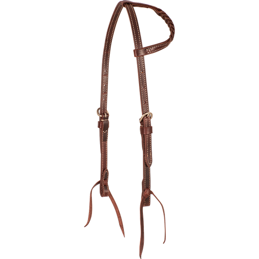 Slip Ear Headstall with Blood Knots