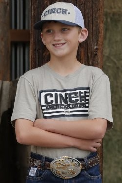 Cinch Boy's American Brand Cinch Tee - Khaki