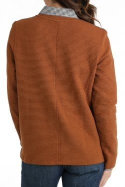 Cinch - Women's Textured Sweatshirt - Copper